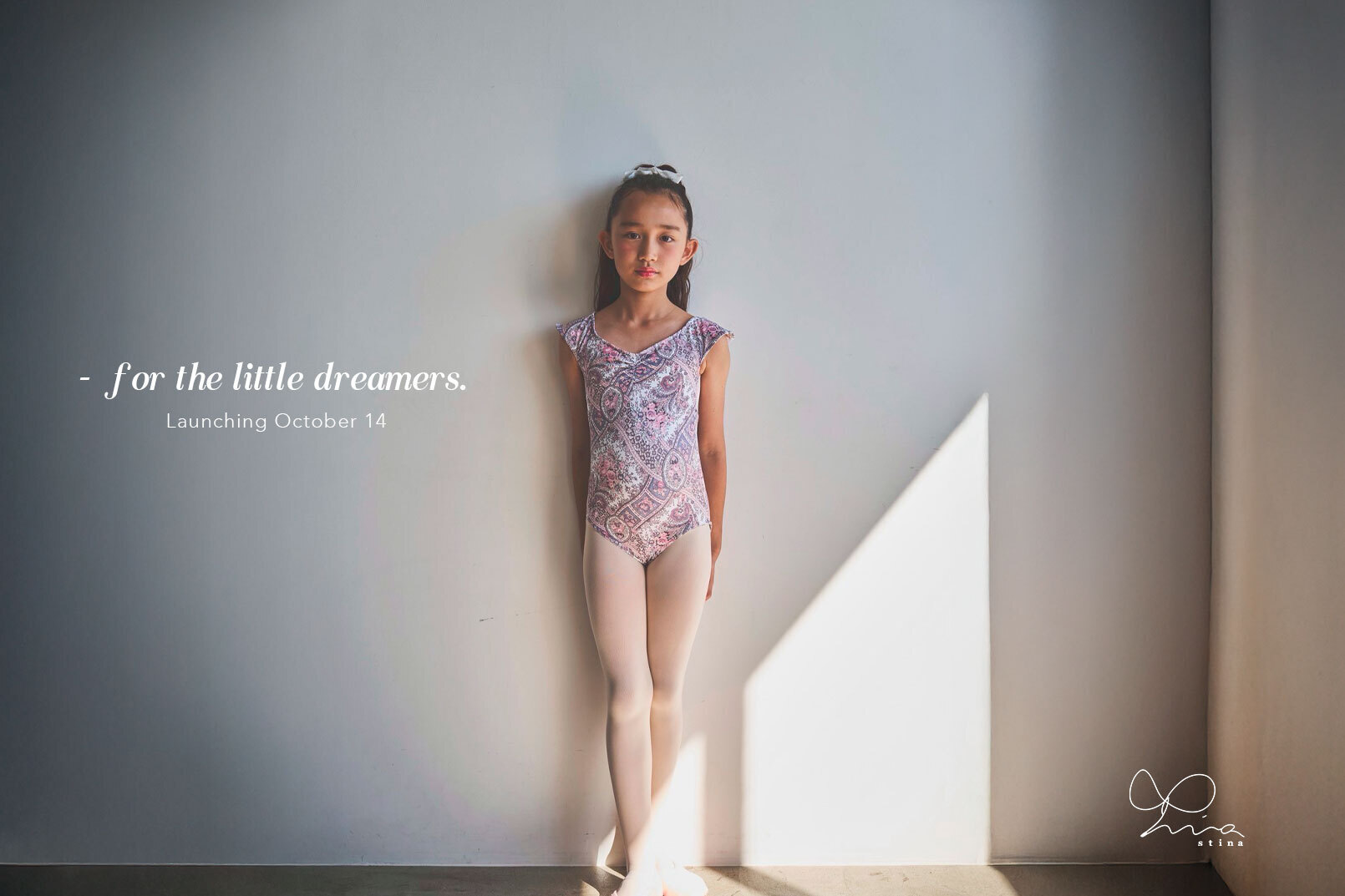 新品　stina スティナ　レオタード　サイズS typeH stina ⁄ BLACK stina type Q mermaid ⁄ lady ⁄ kids \u0026 girl