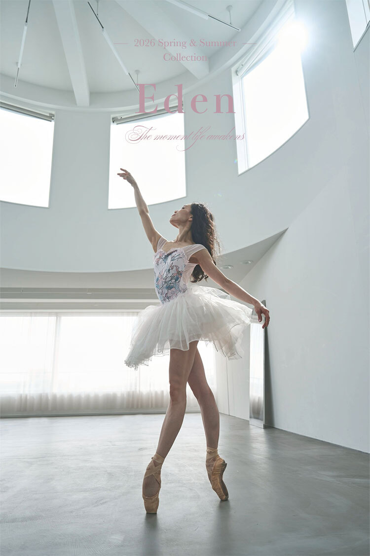 stina レオタード 2点セット stina / type H half sleeve / Emerald Garden